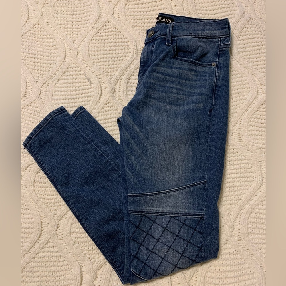 Express Moto mid rise legging size 4 skinny jeans